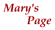 [Mary's Page] 